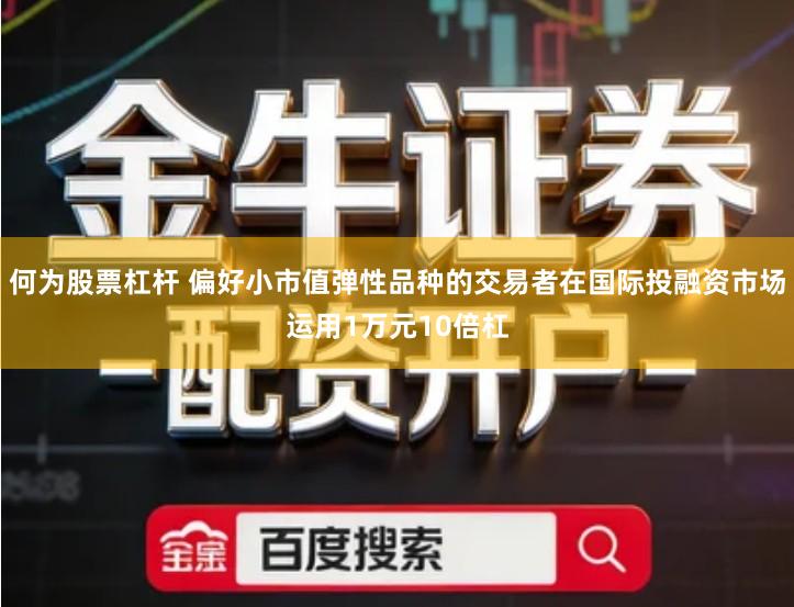 何为股票杠杆 偏好小市值弹性品种的交易者在国际投融资市场运用1万元10倍杠